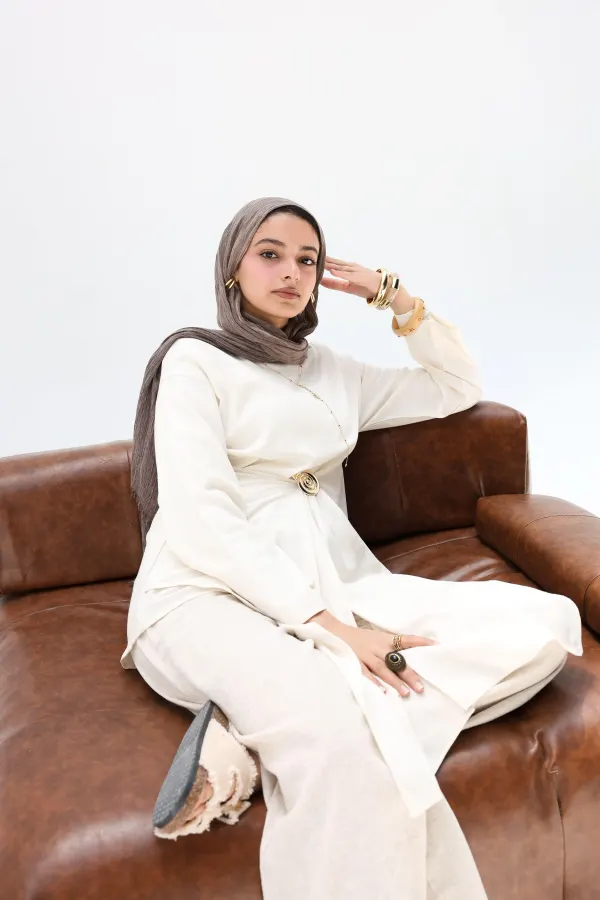 Beige Lily Blouse
