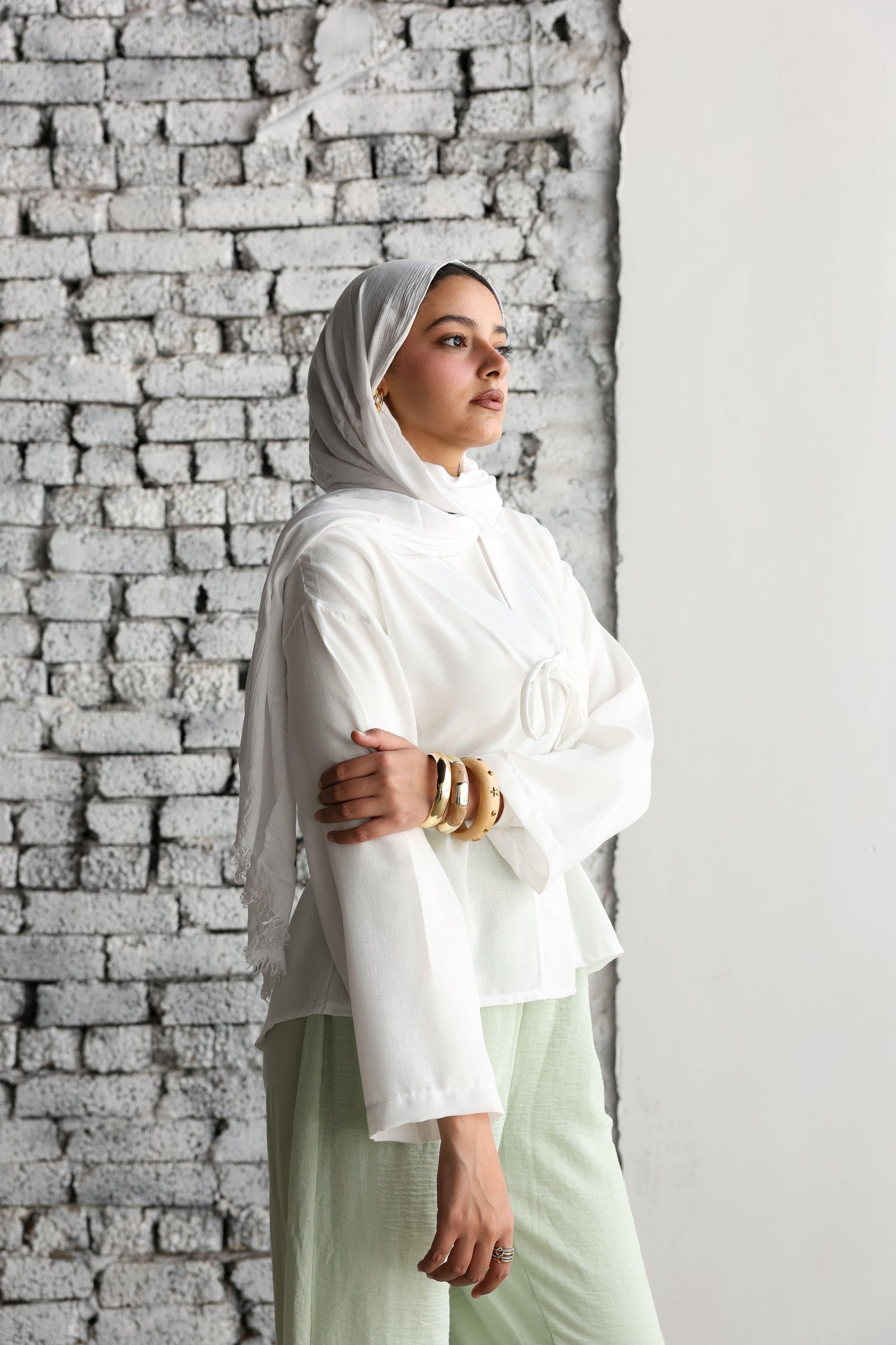 White Ribbon Blouse