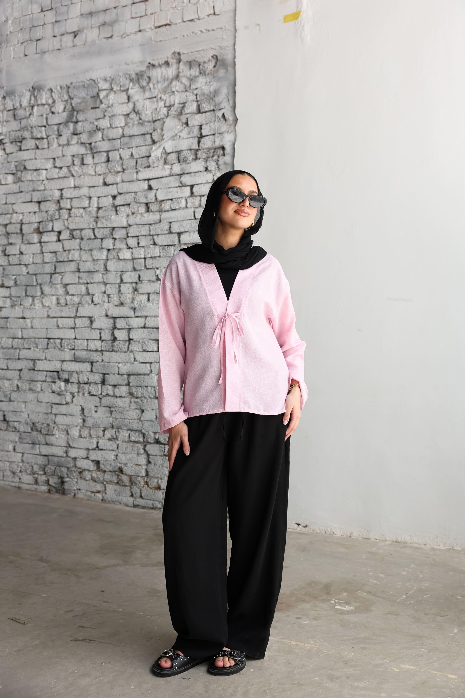 Baby Pink Ribbon Blouse
