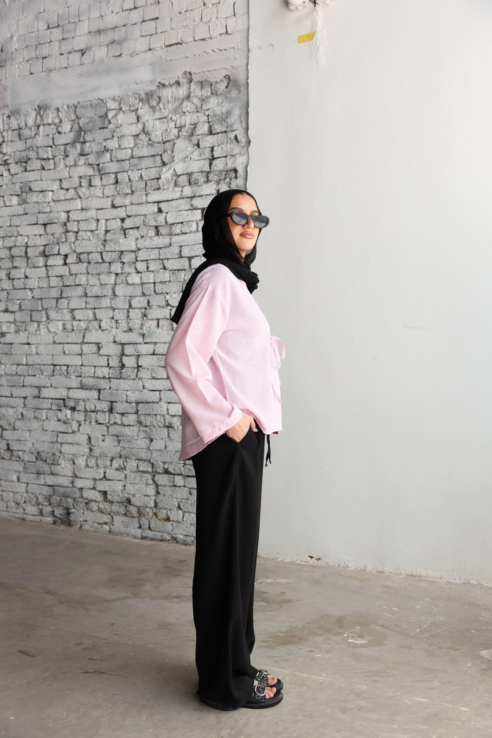 Baby Pink Ribbon Blouse