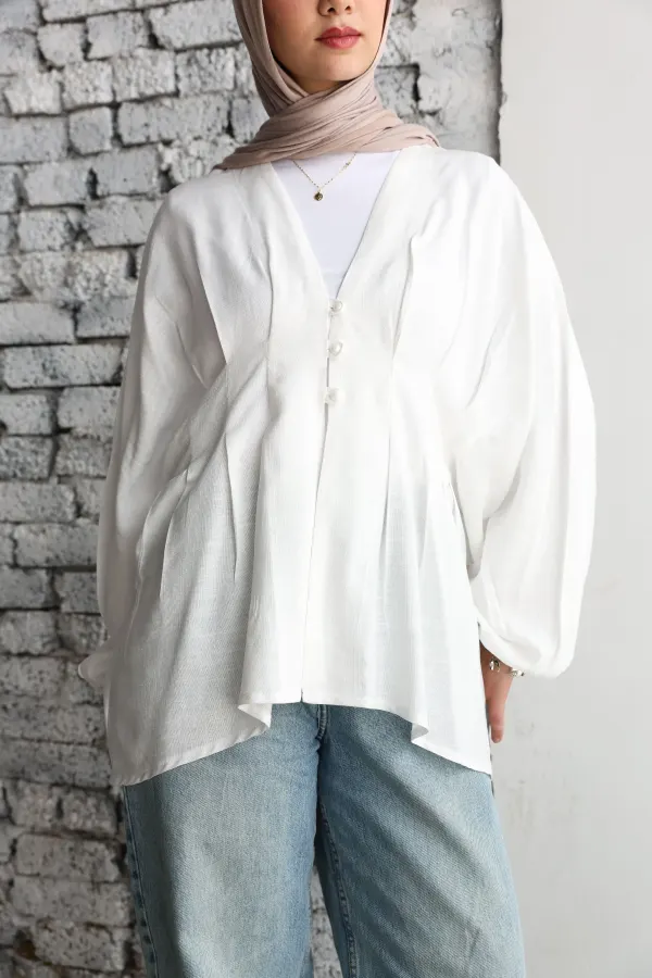 White Ayla Blouse