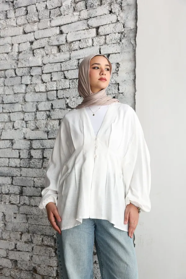White Ayla Blouse