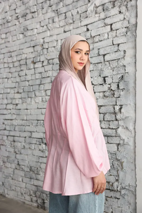 Baby pink Ayla Blouse