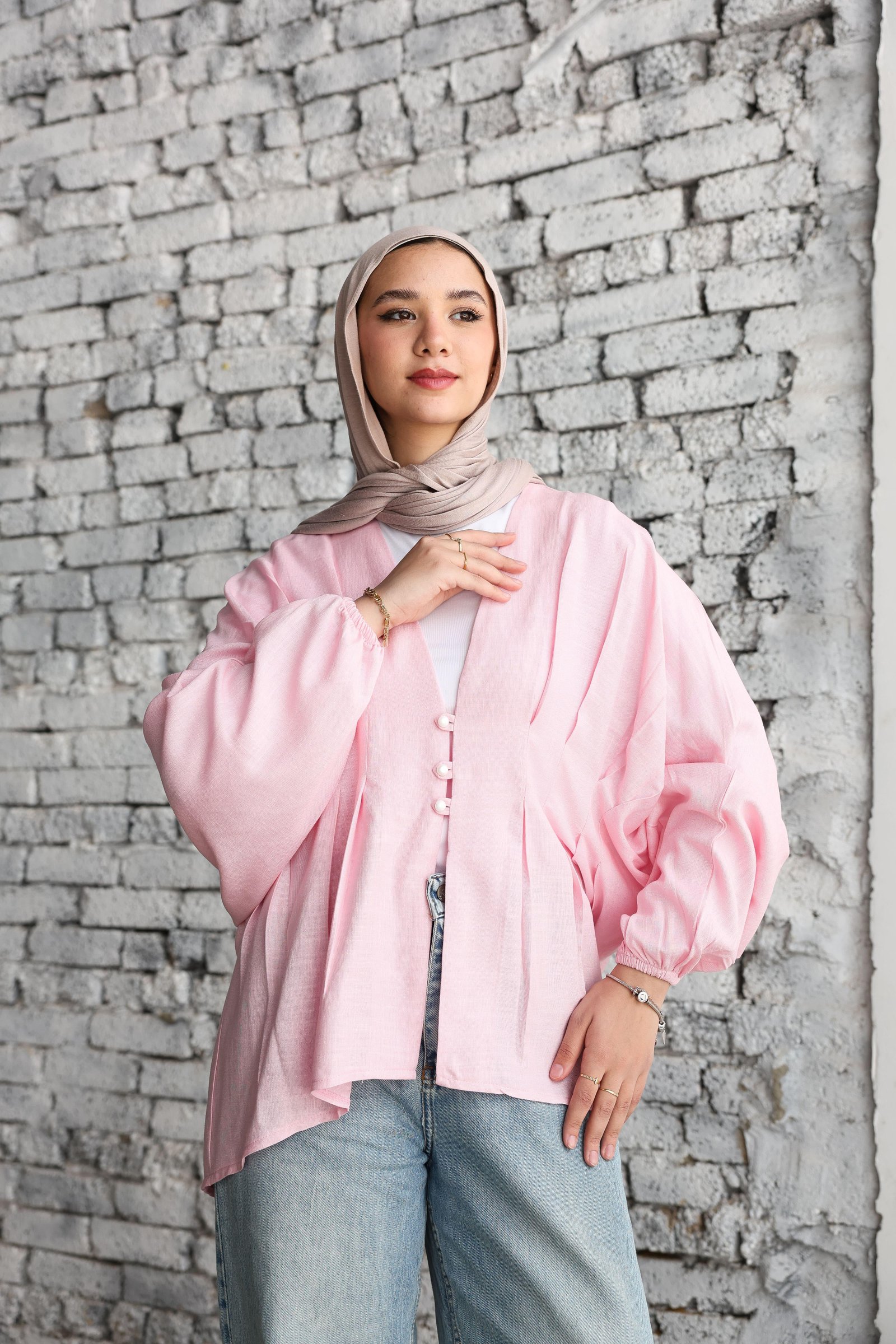 Baby pink Ayla Blouse