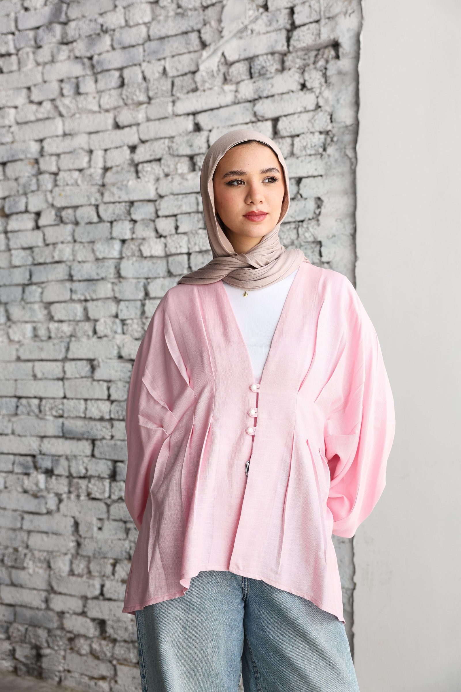 Baby pink Ayla Blouse