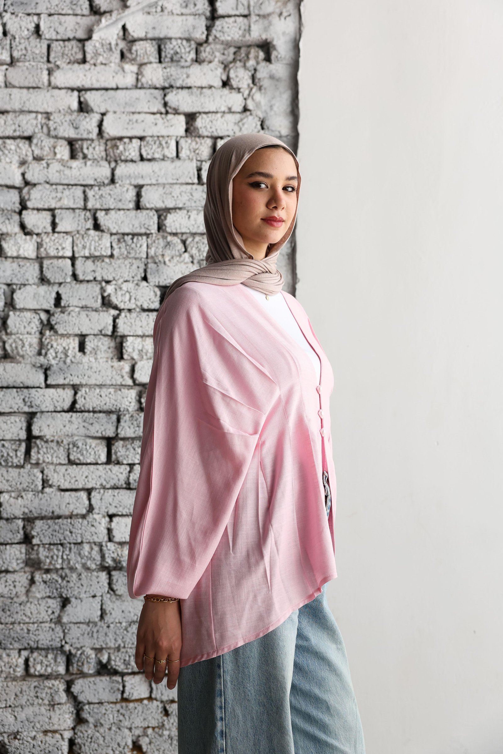 Baby pink Ayla Blouse