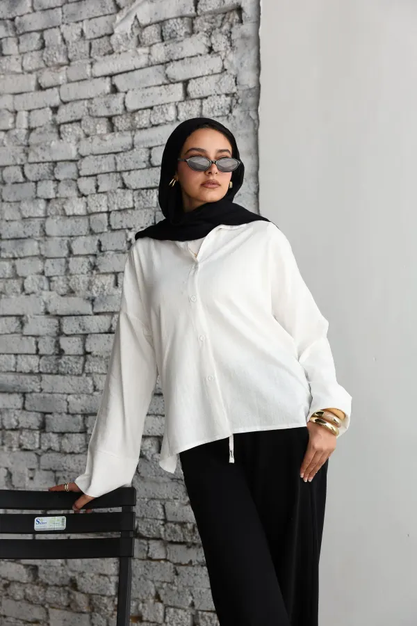 White Linen Shirt