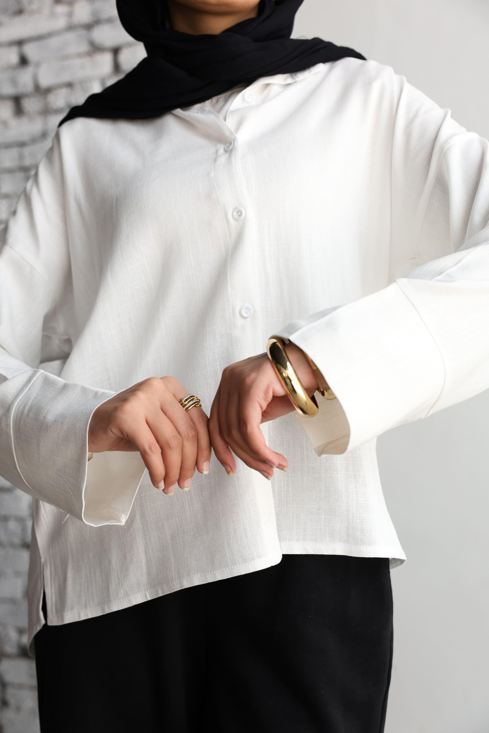 White Linen Shirt