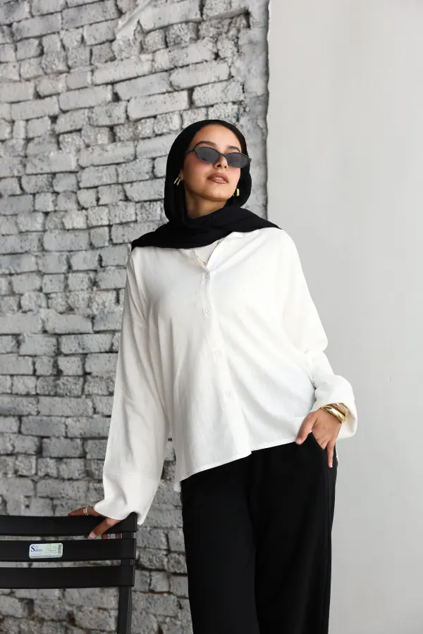 White Linen Shirt