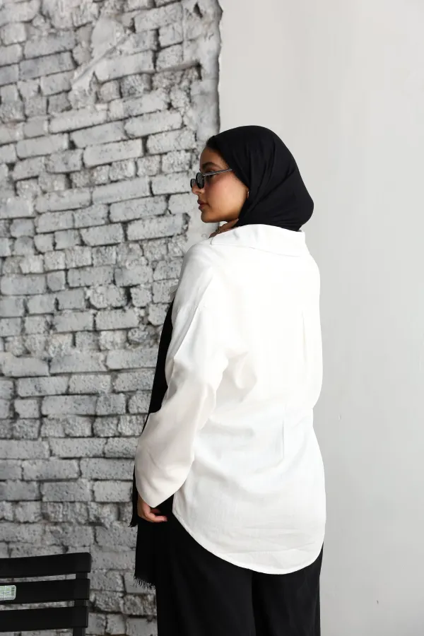 White Linen Shirt