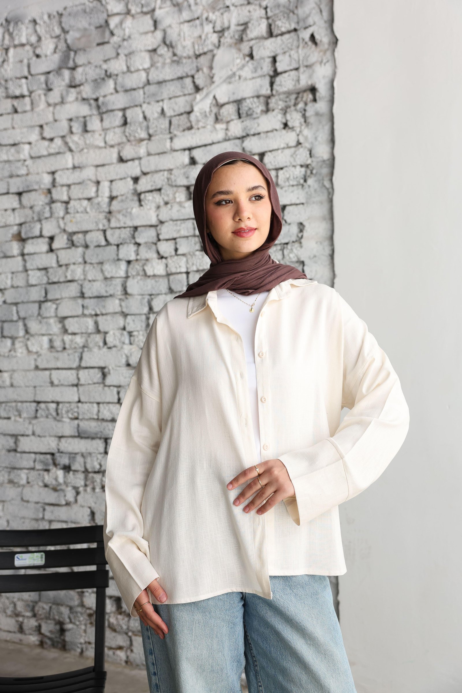Beige Linen Shirt