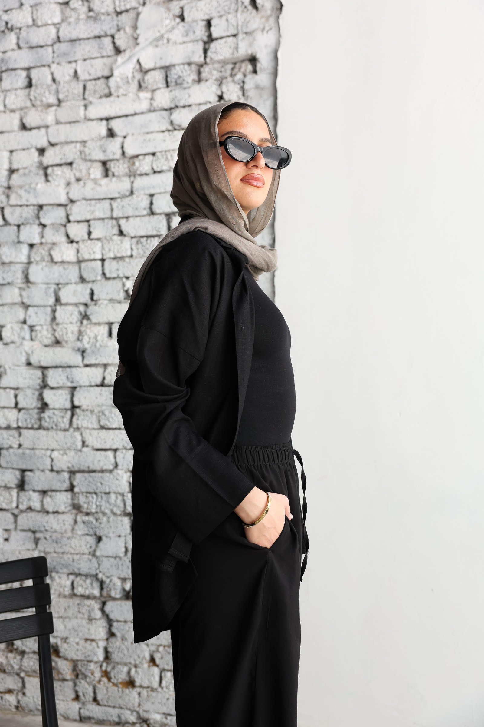Black Linen Shirt