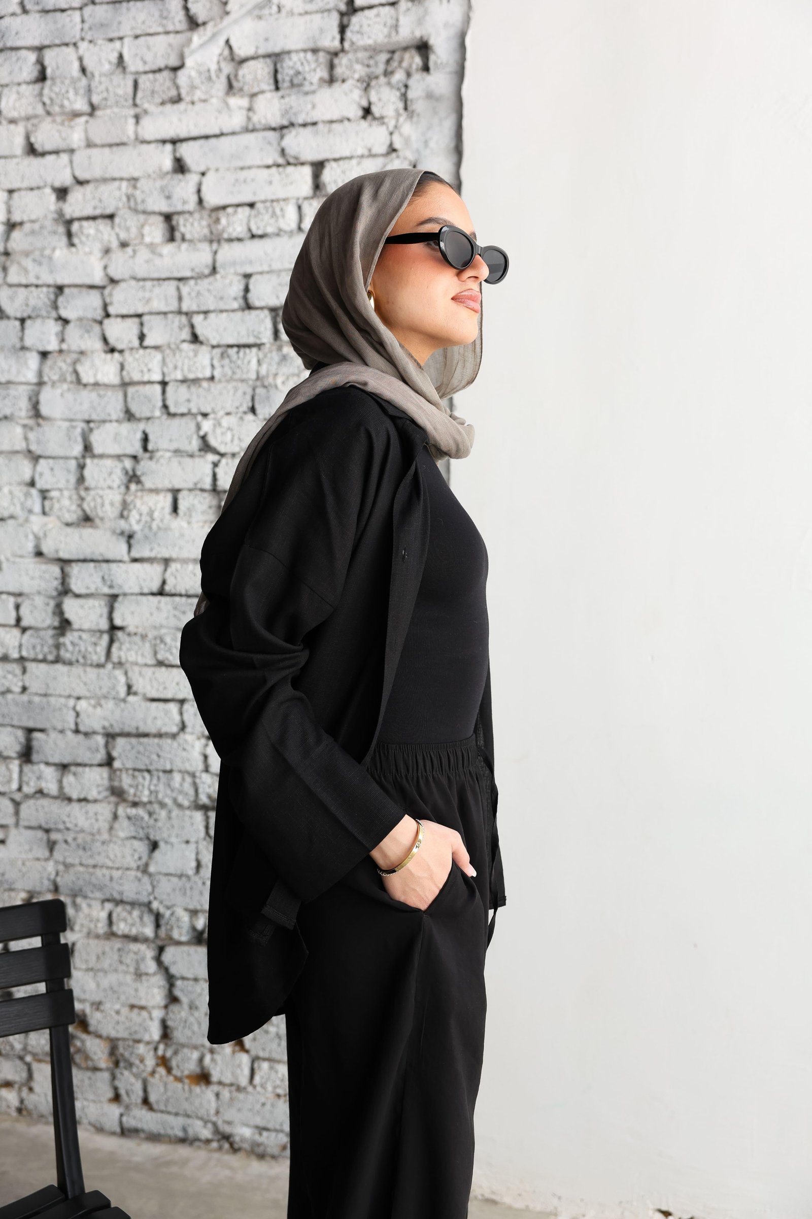 Black Linen Shirt