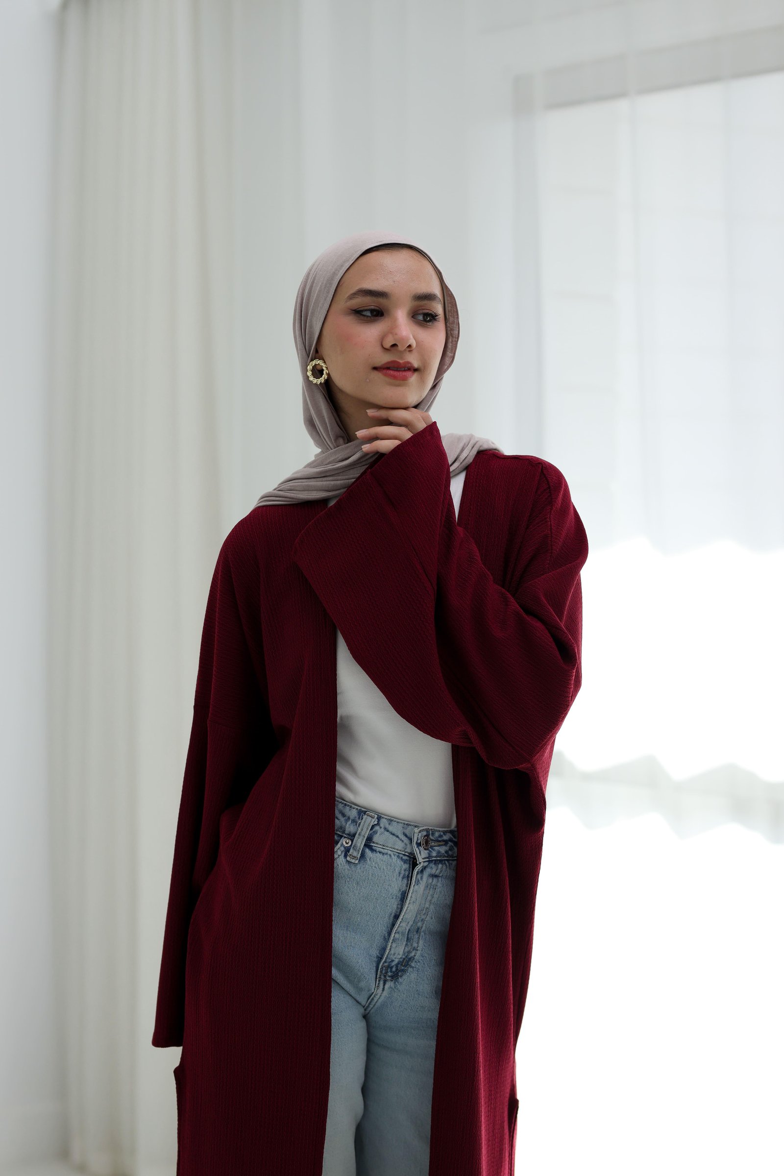 Burgaundy Cardigan