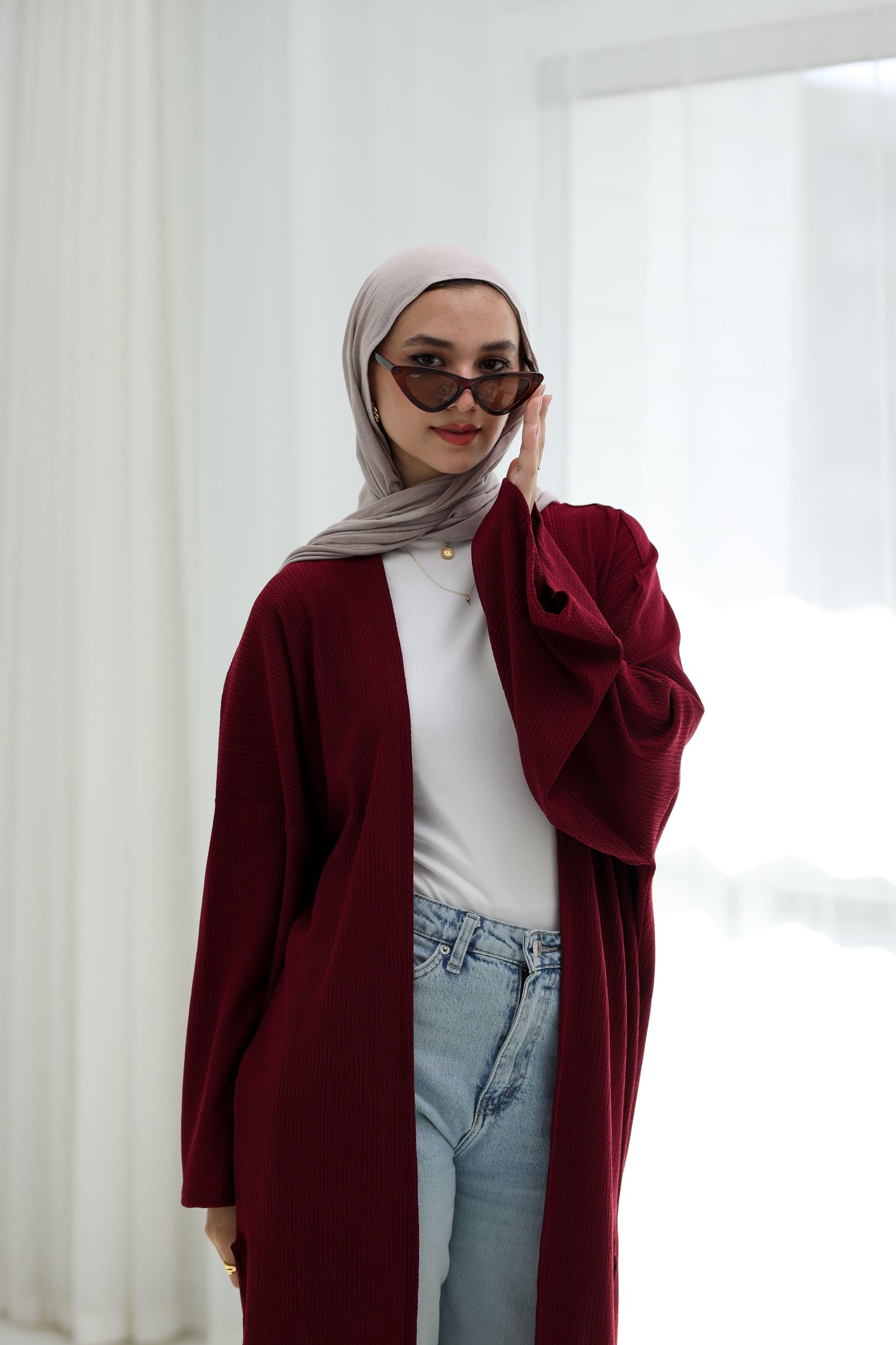 Burgaundy Cardigan