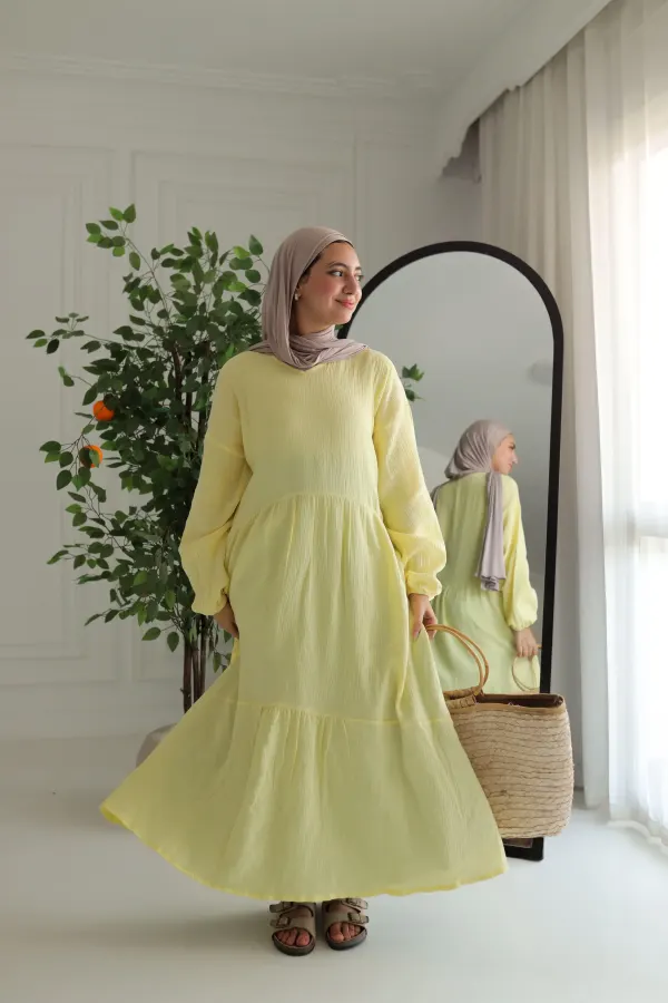 Yellow sunshine dress