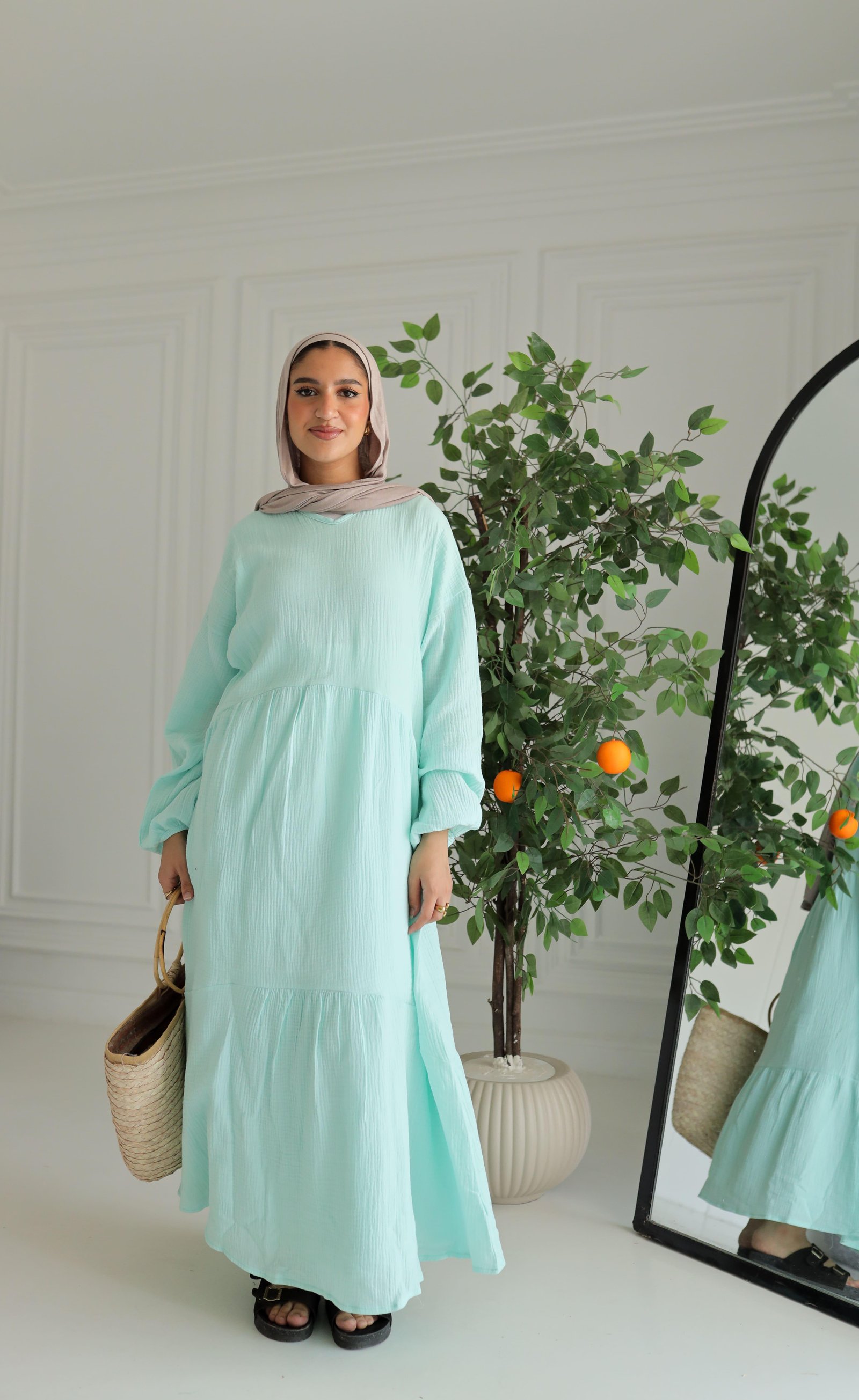 Aqua sunshine dress