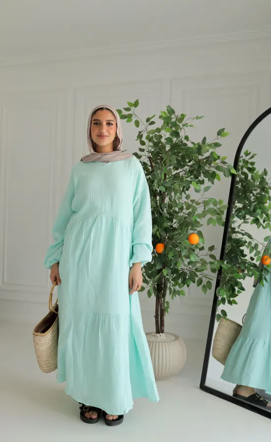 Aqua sunshine dress