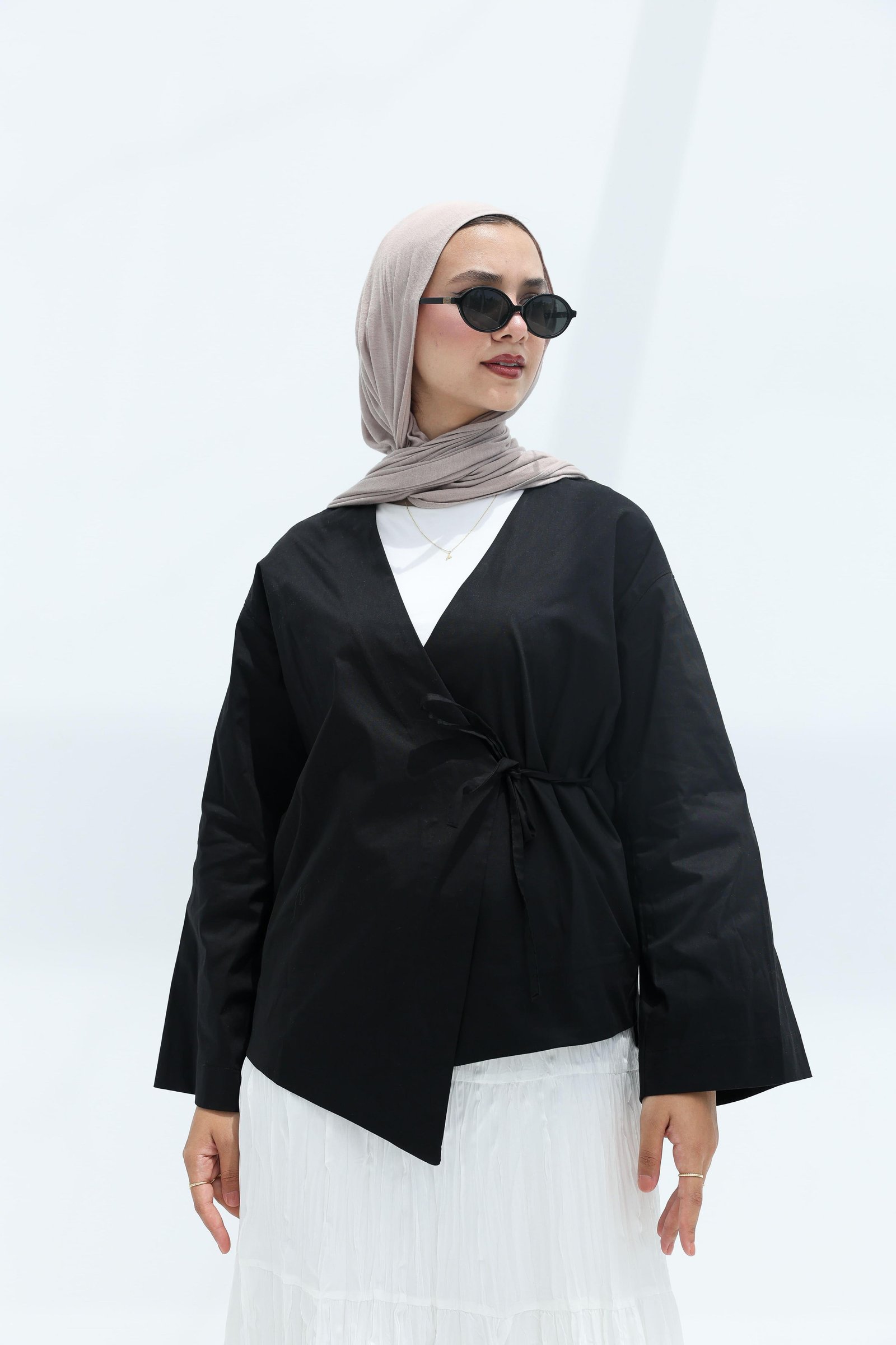 Black Bloom Blouse