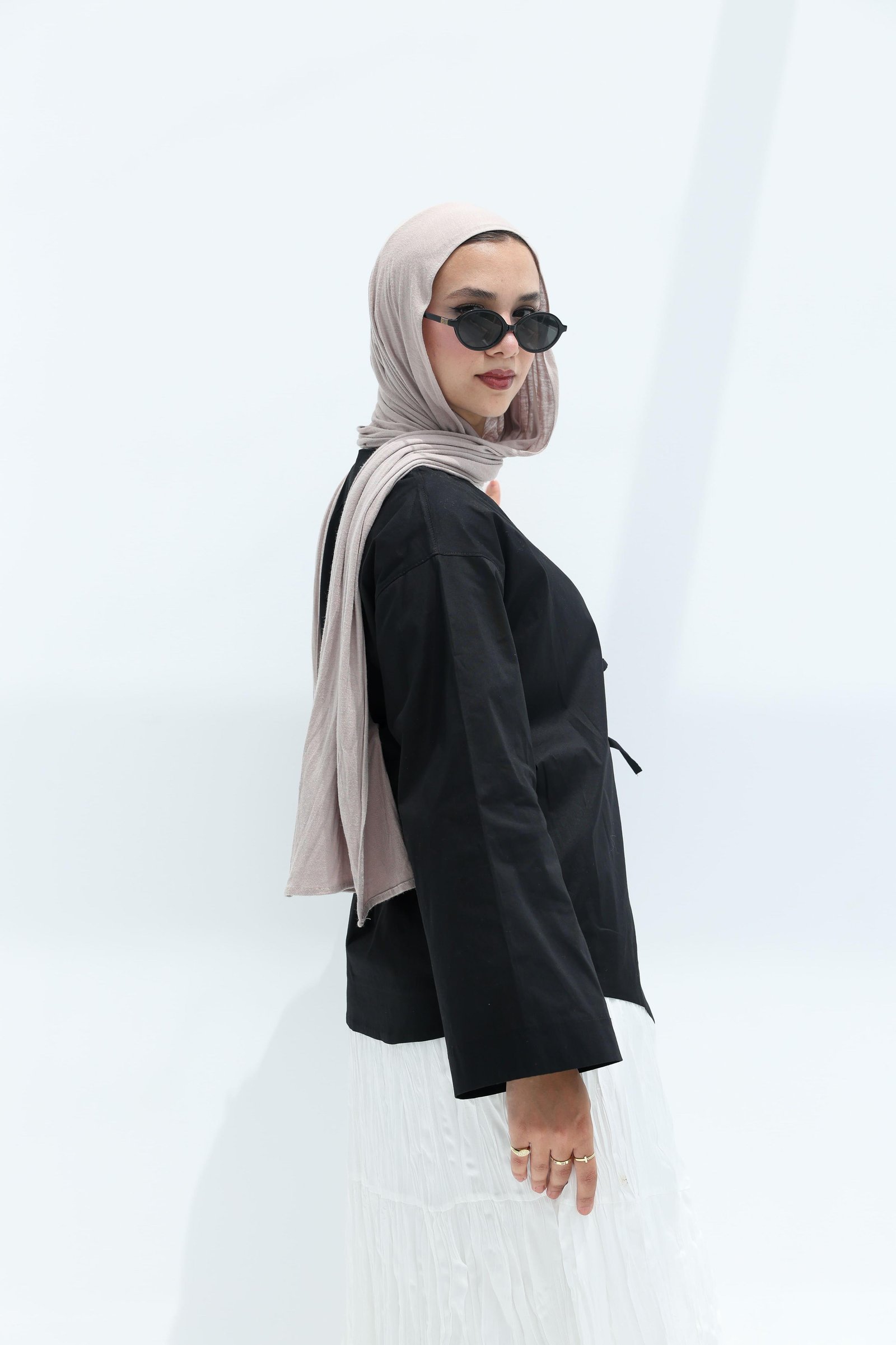 Black Bloom Blouse