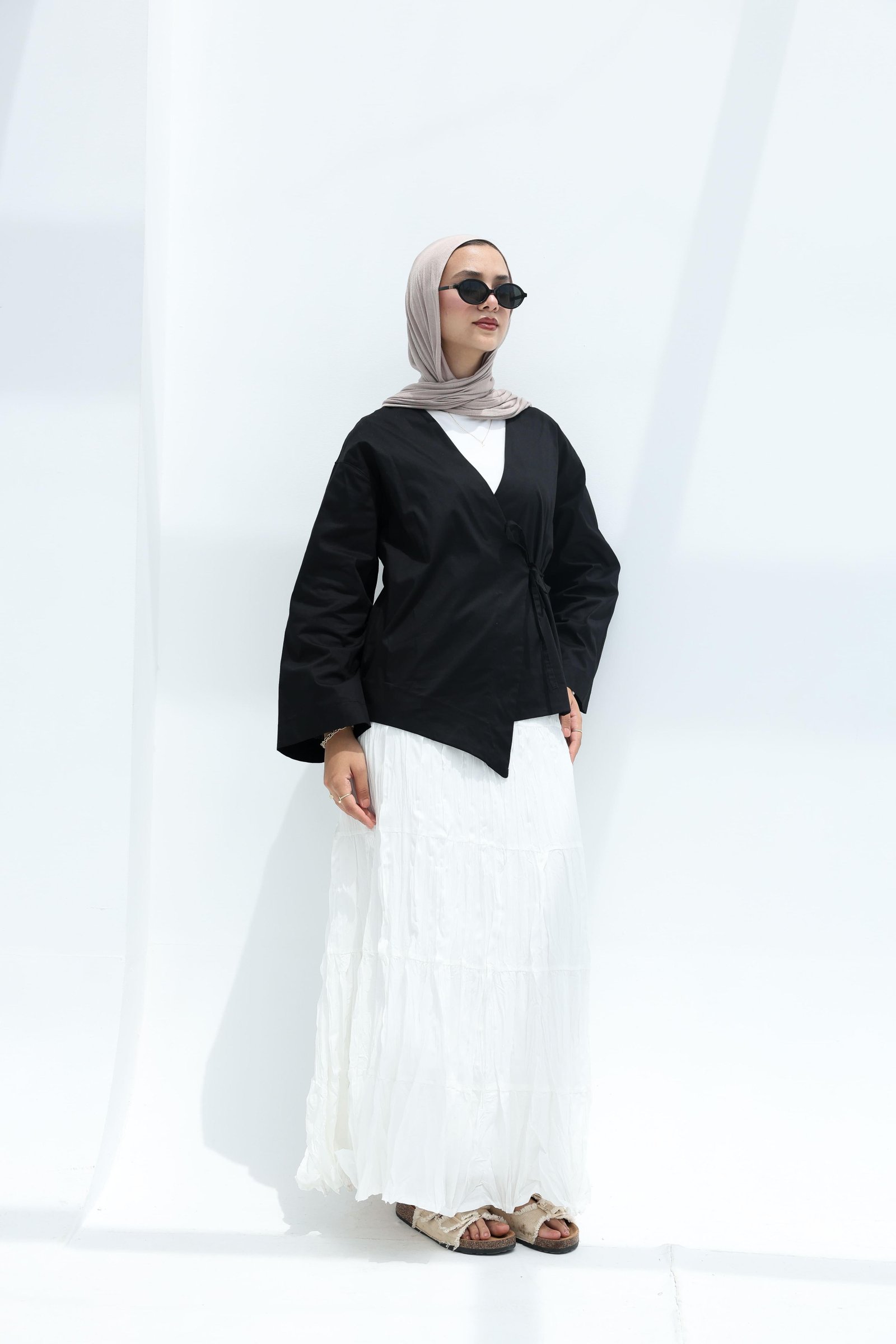 Black Bloom Blouse