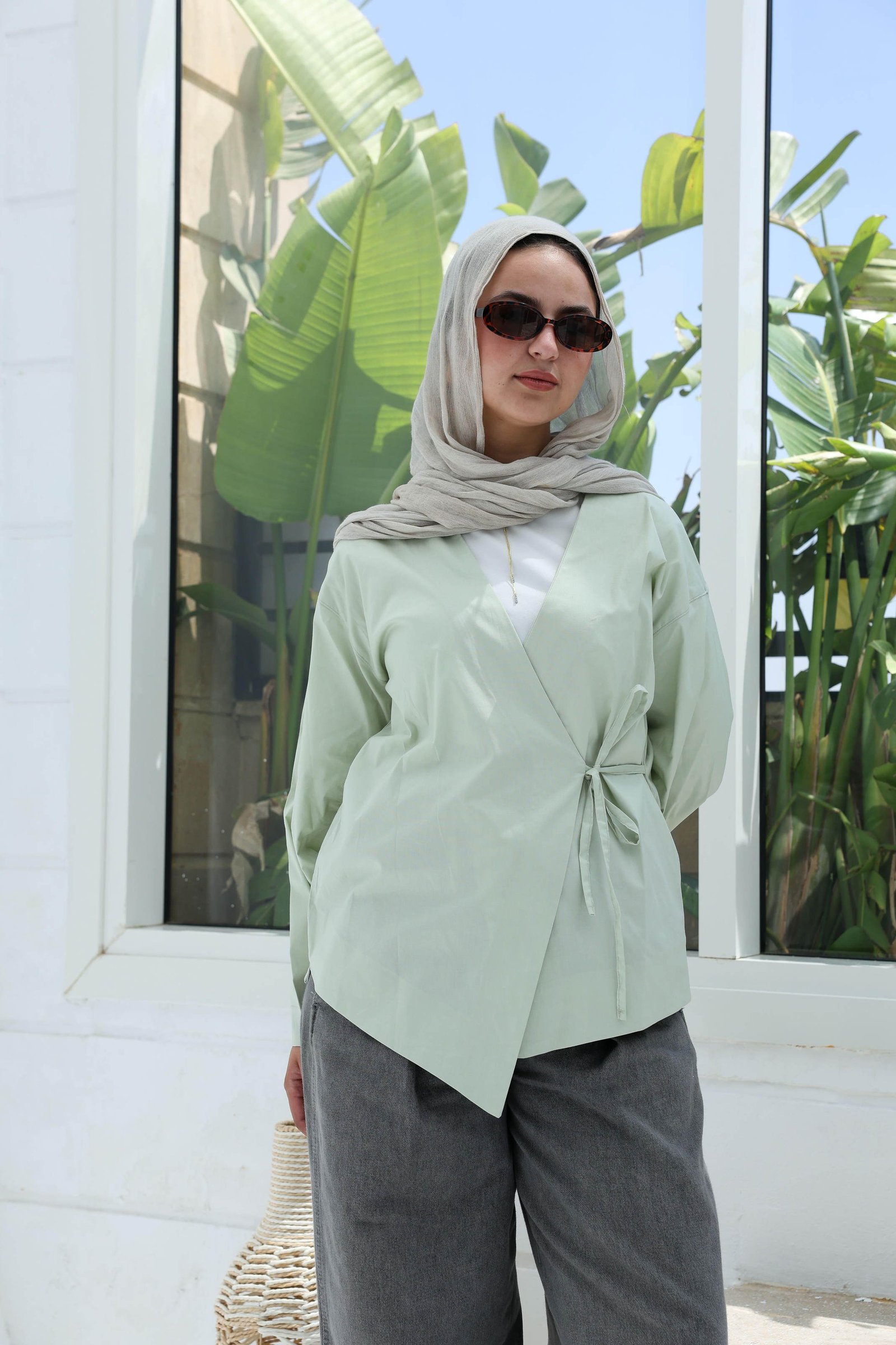 MInt Bloom Blouse