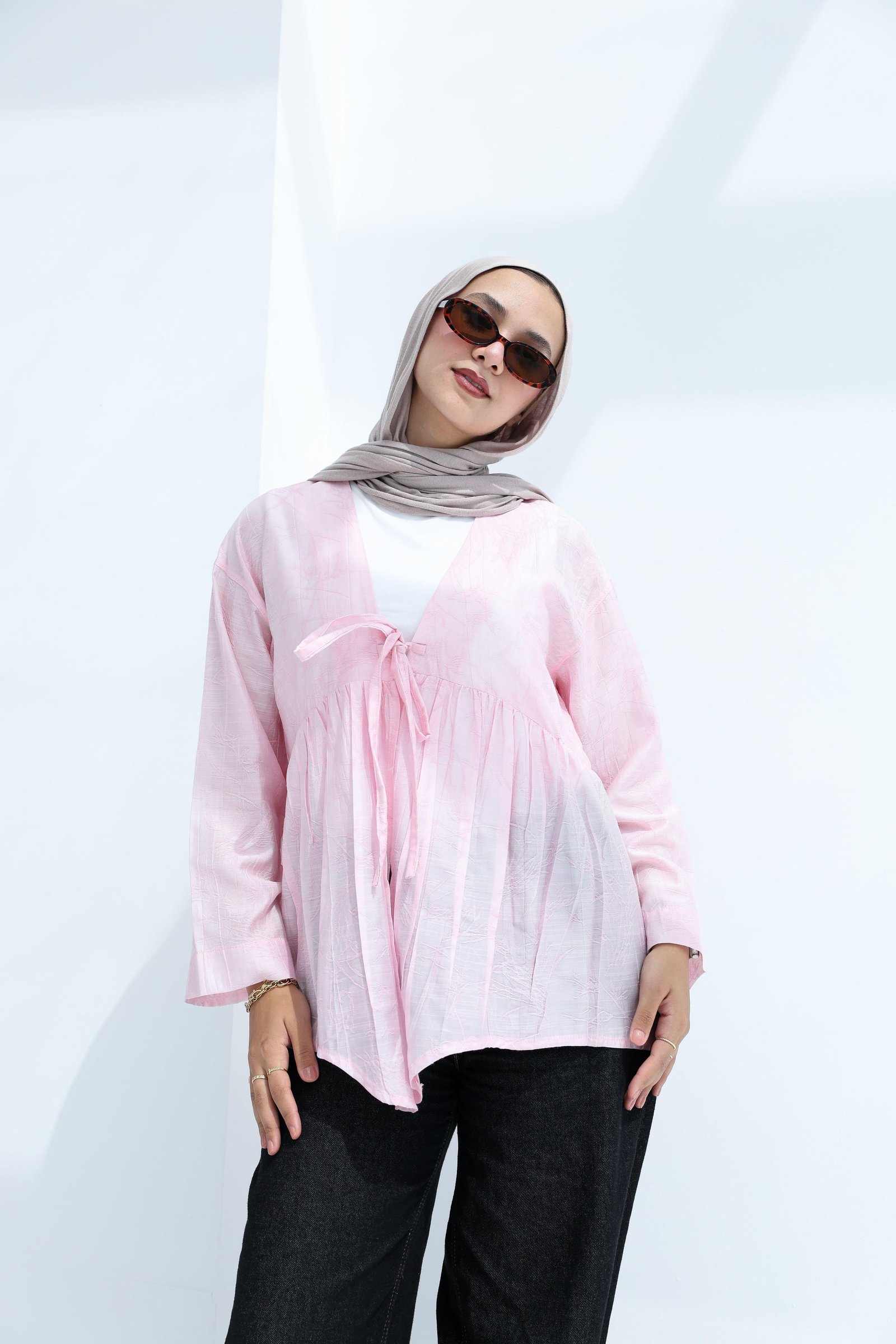 Baby Pink Nova Blouse