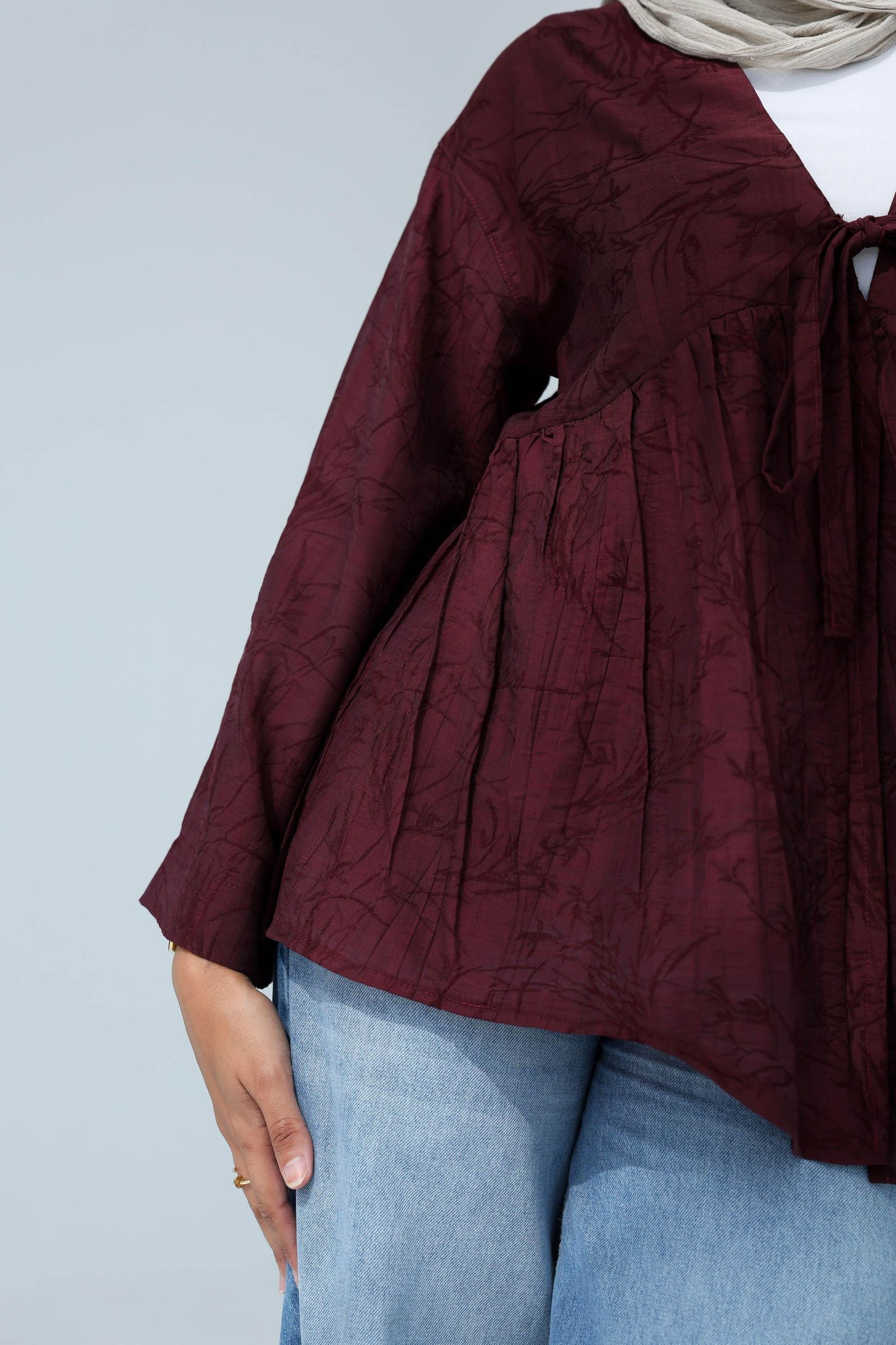 Burguandy Nova Blouse