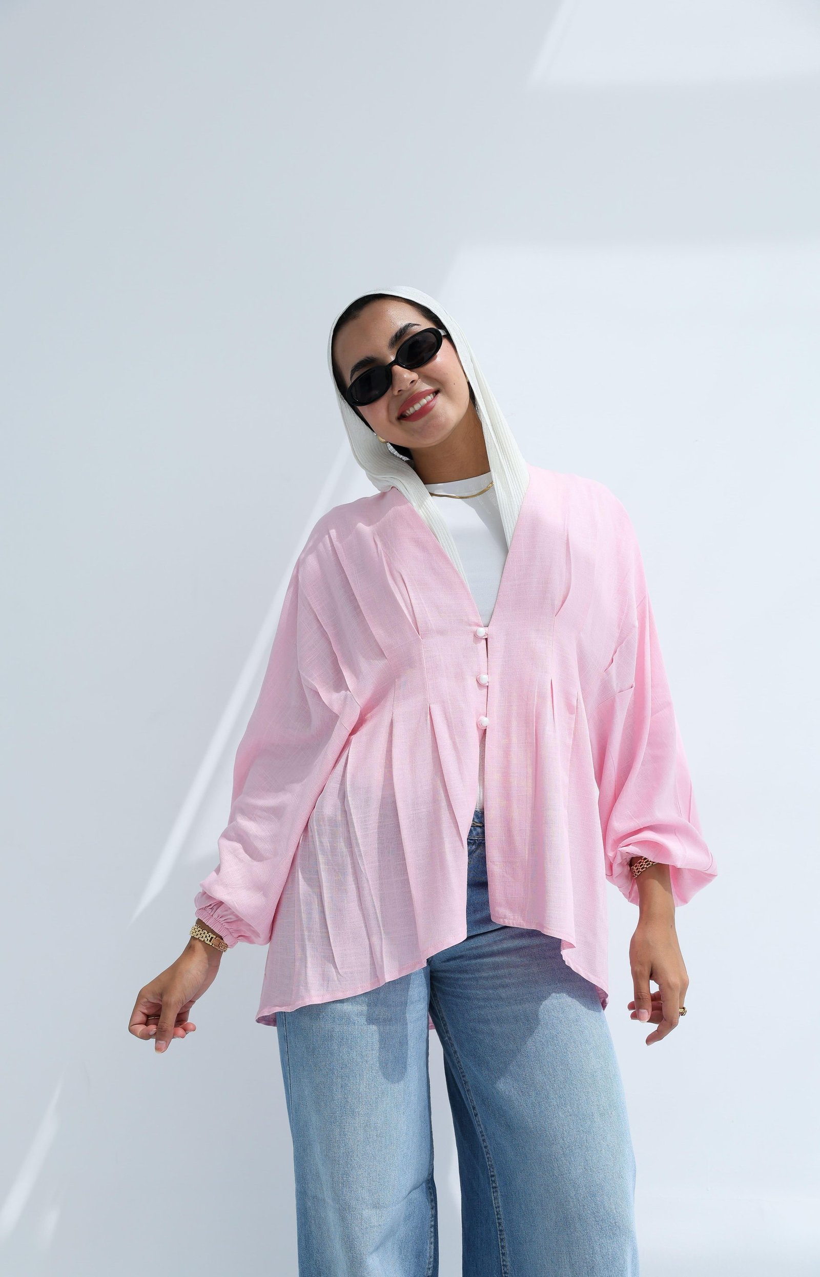 Baby pink Ayla Blouse