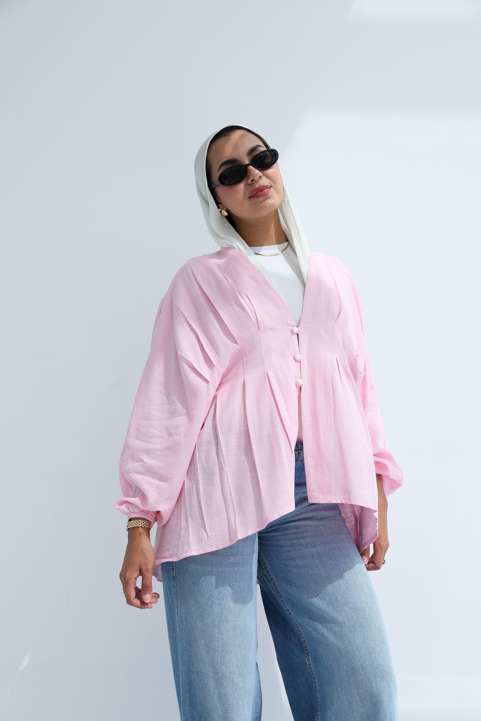 Baby pink Ayla Blouse