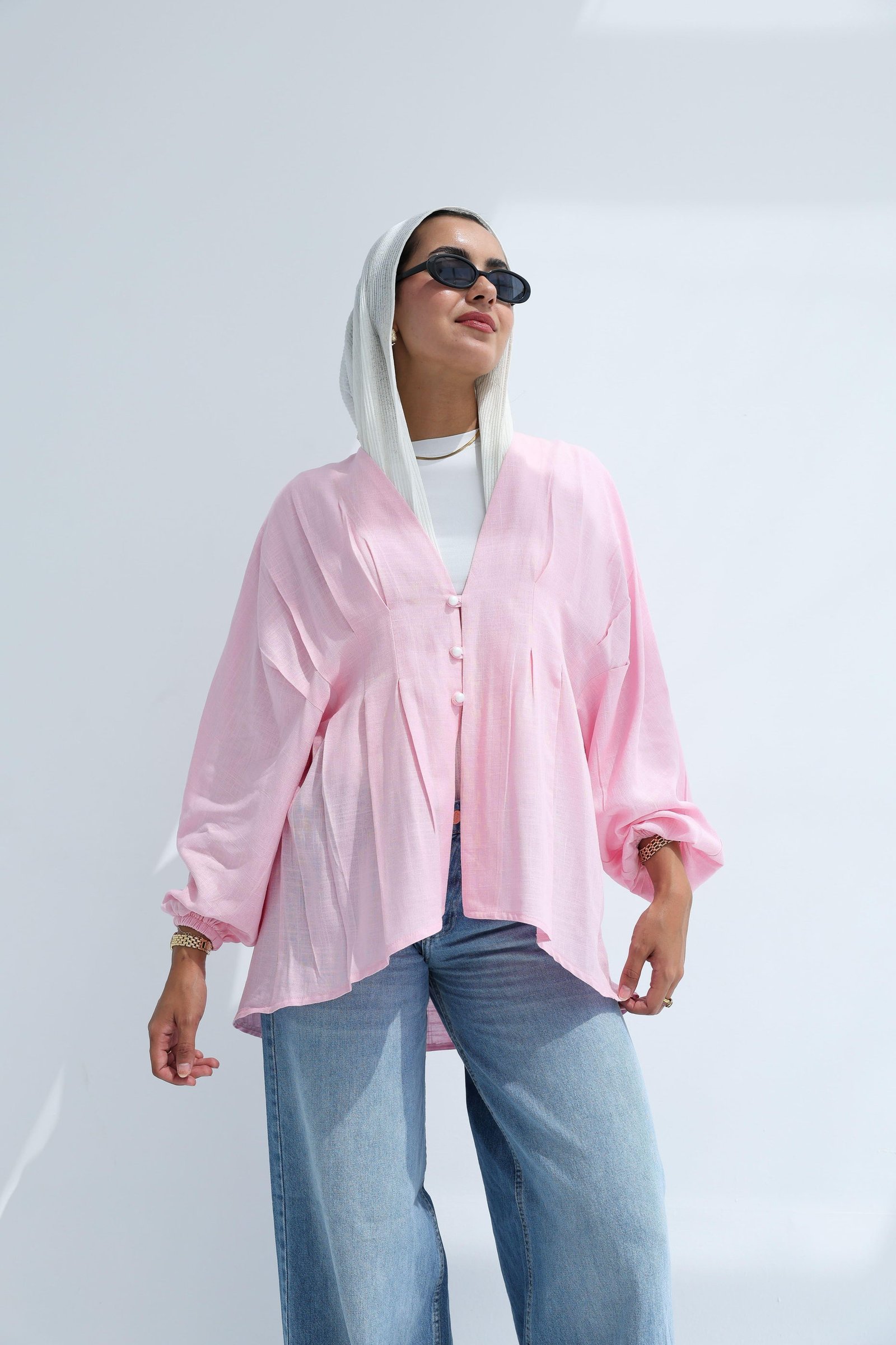 Baby pink Ayla Blouse
