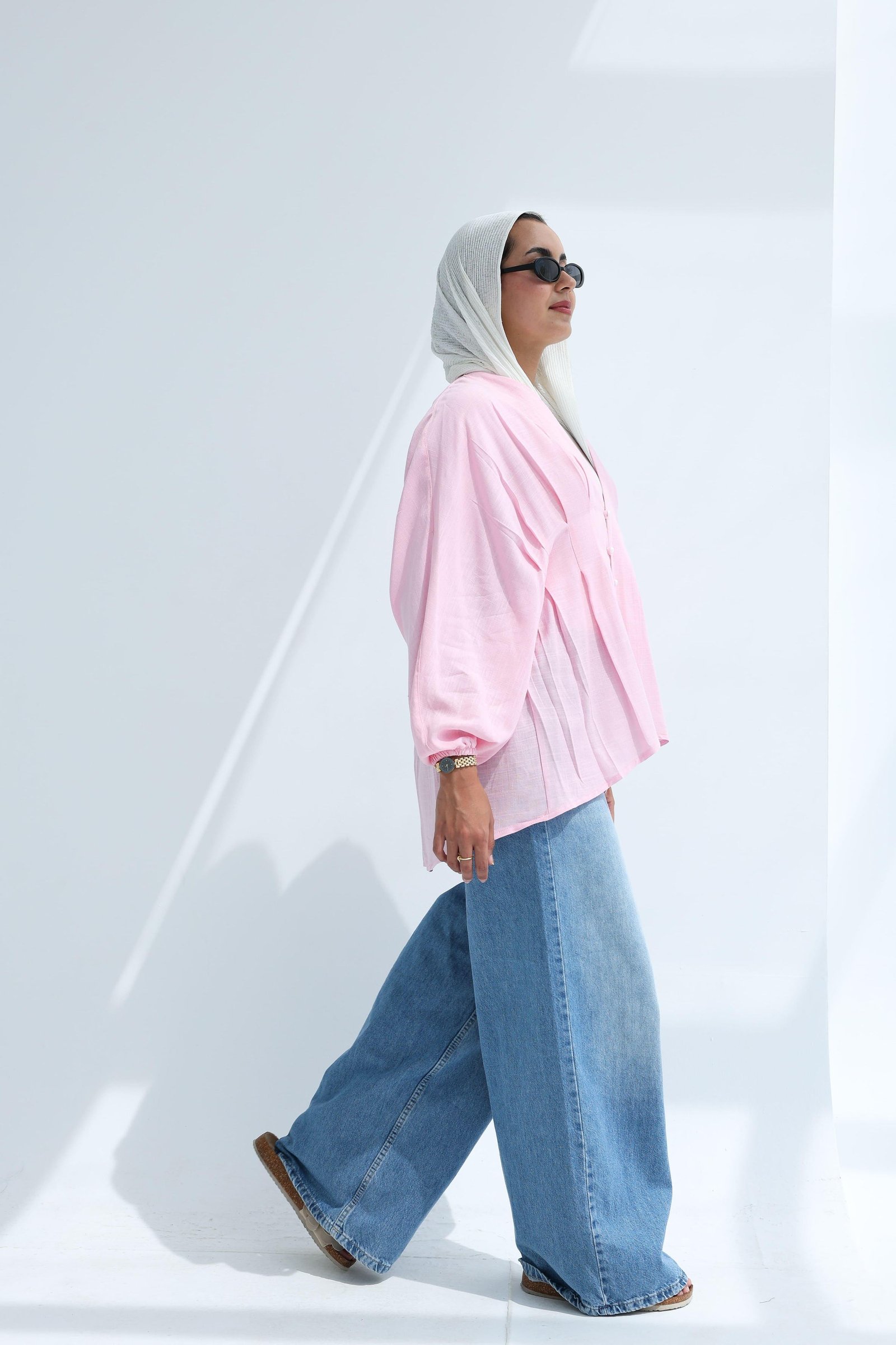 Baby pink Ayla Blouse