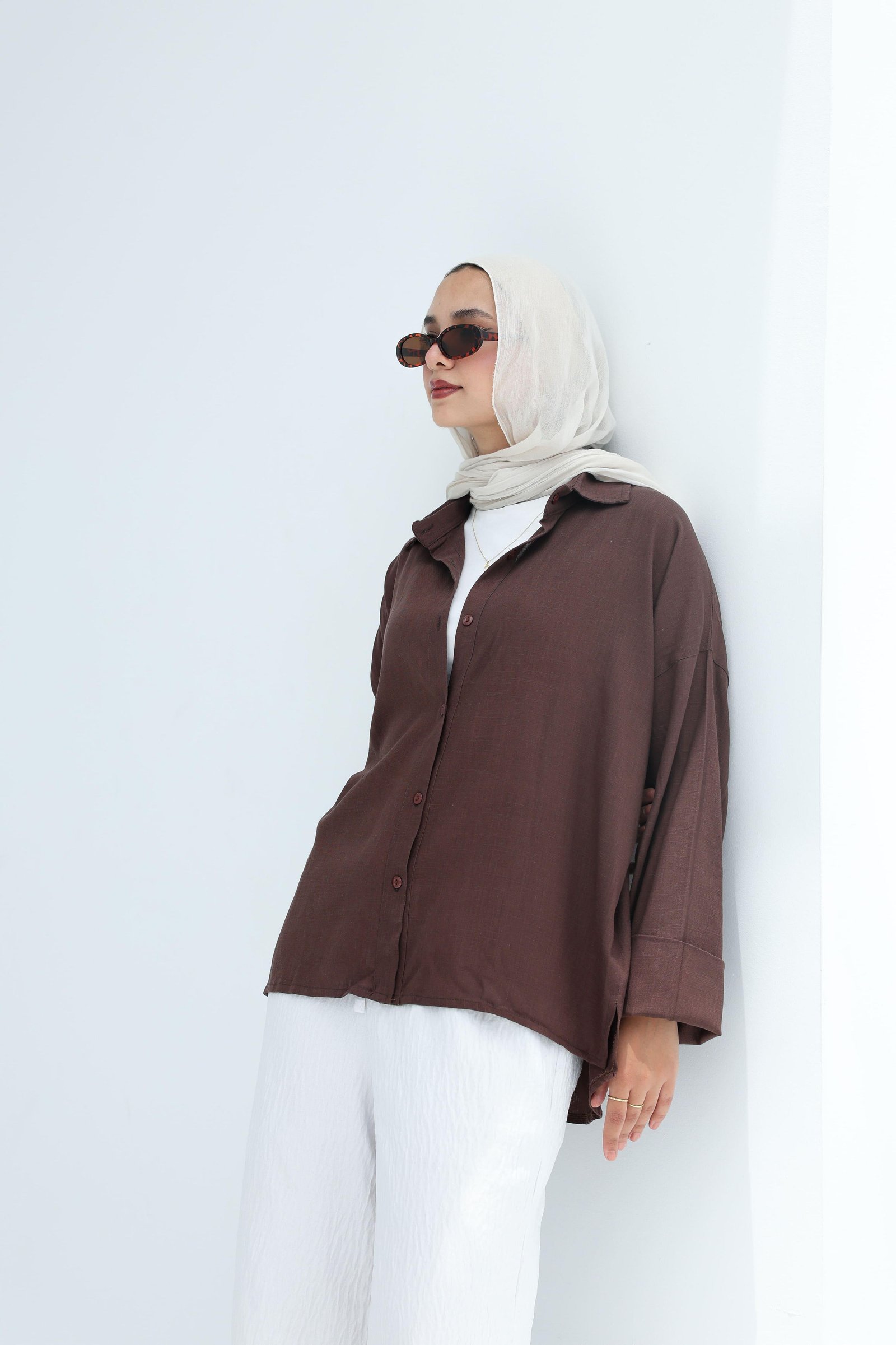 Brown Linen Shirt