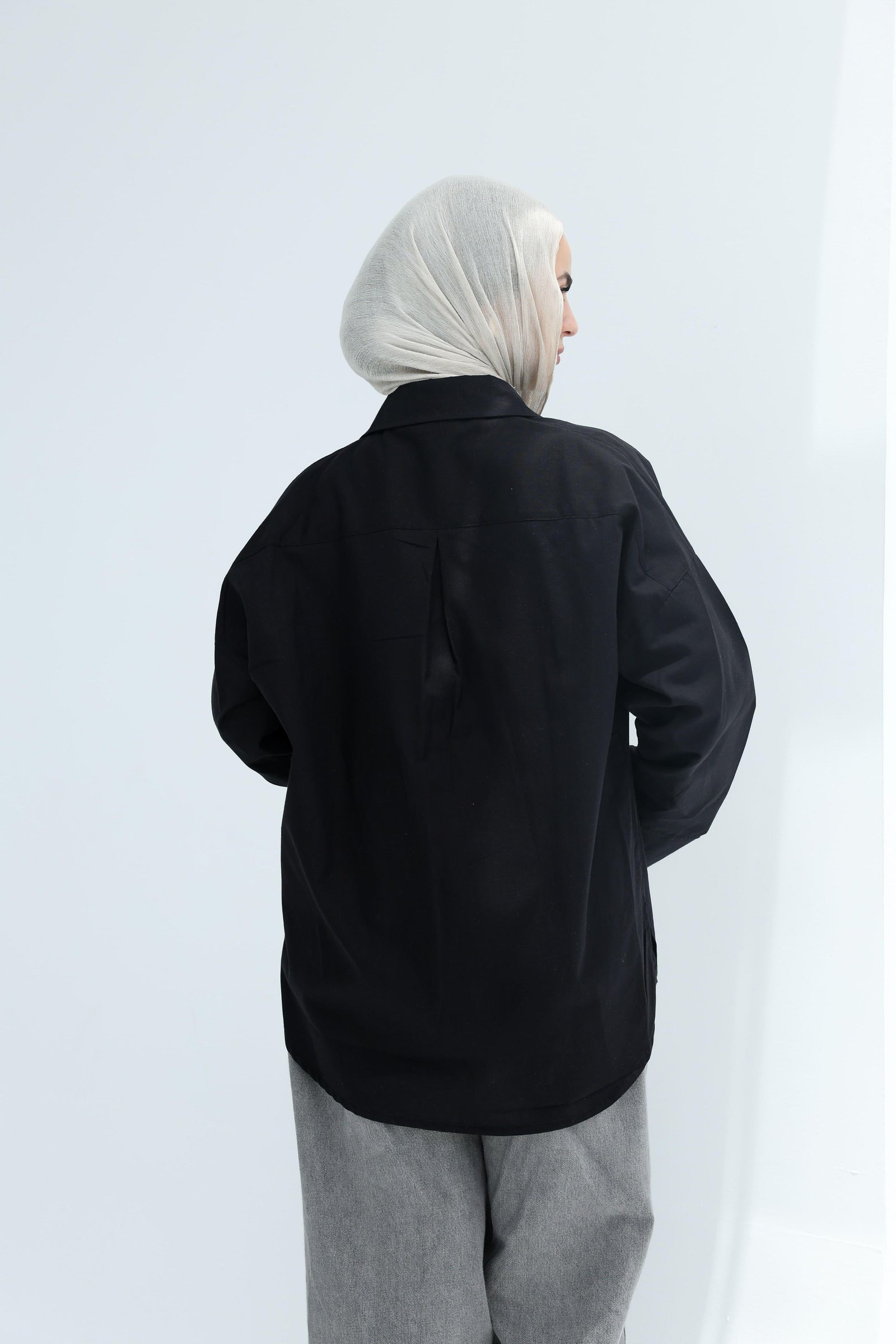 Black Linen Shirt