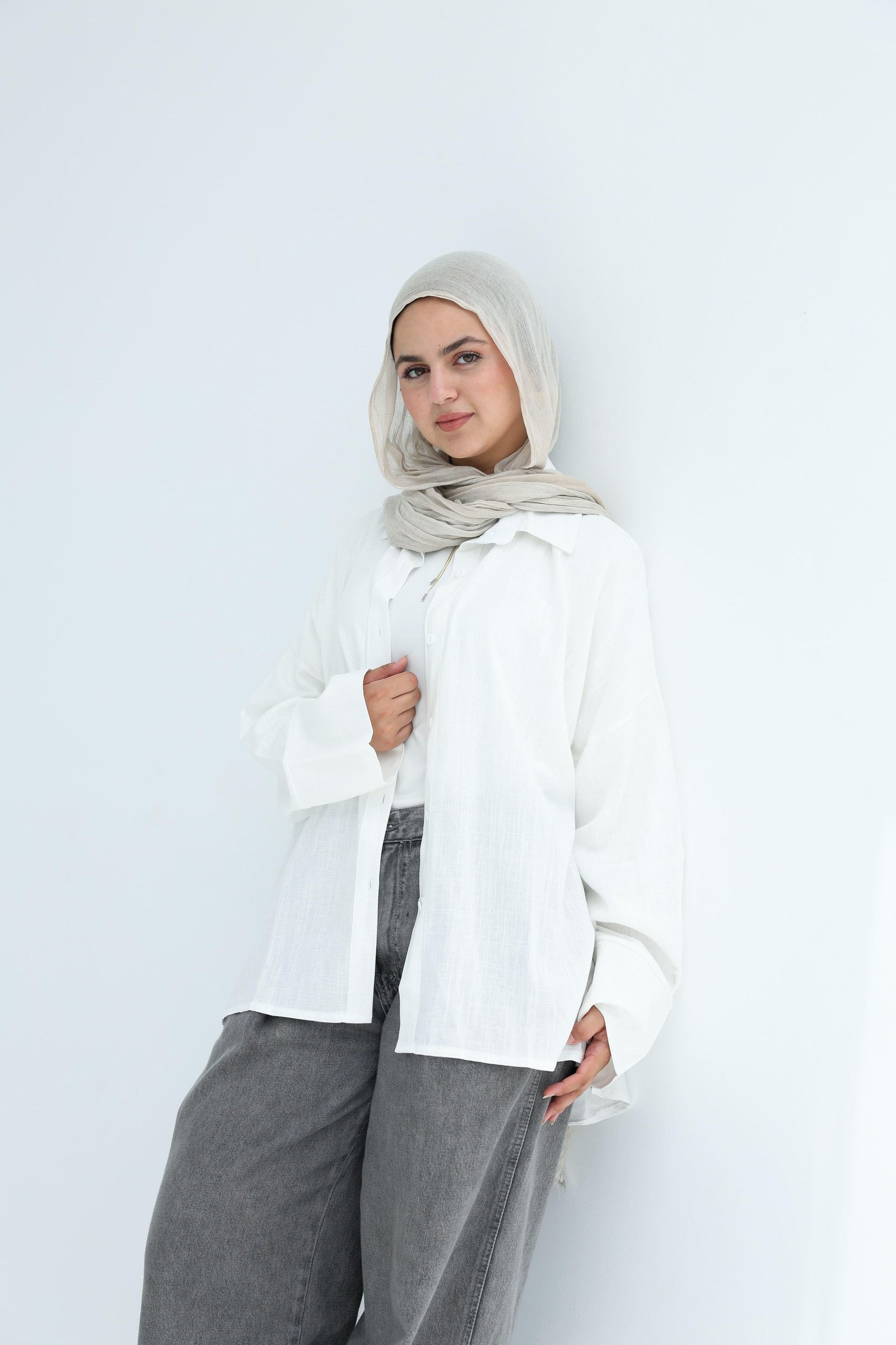 White Linen Shirt