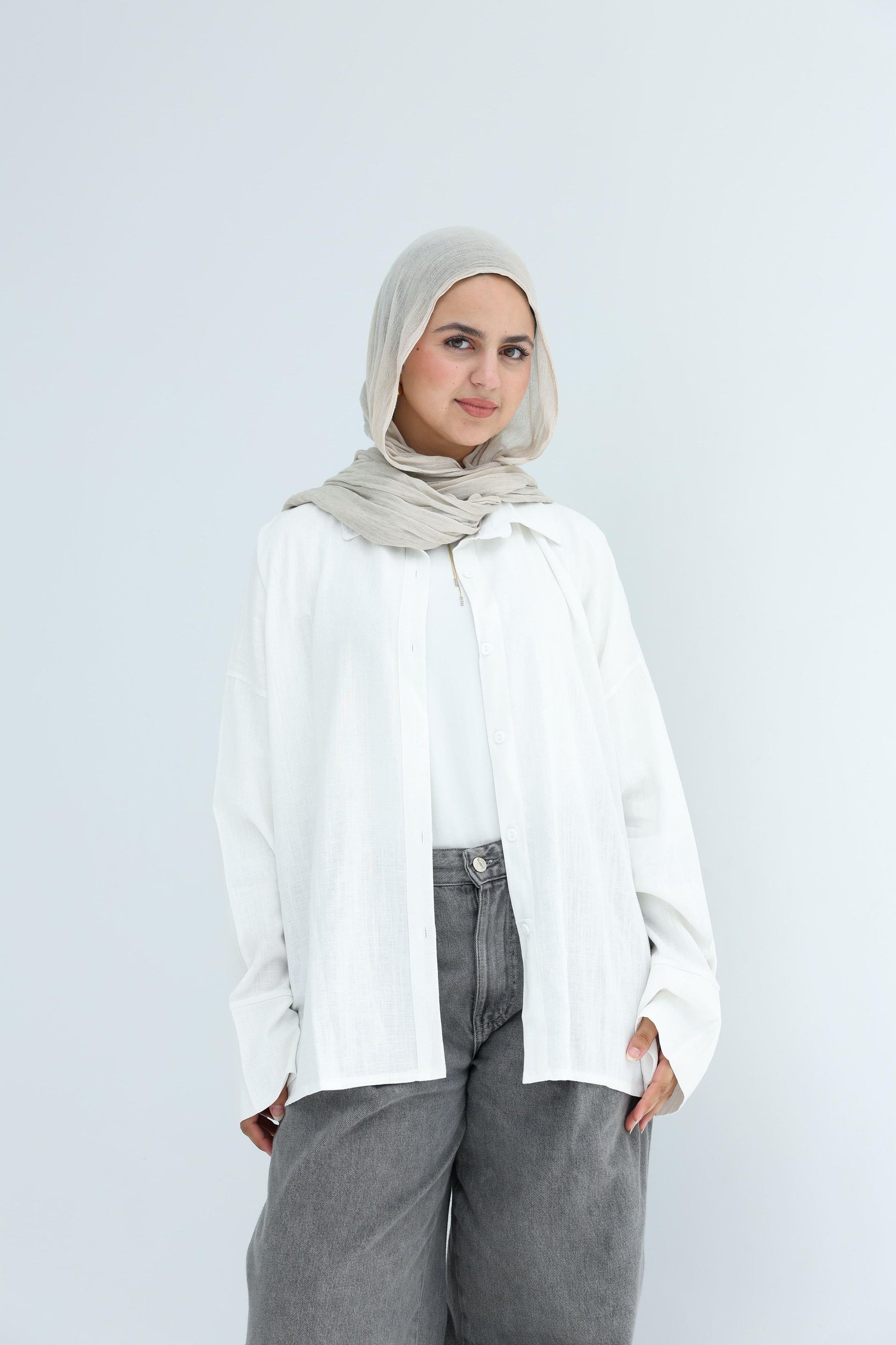 White Linen Shirt