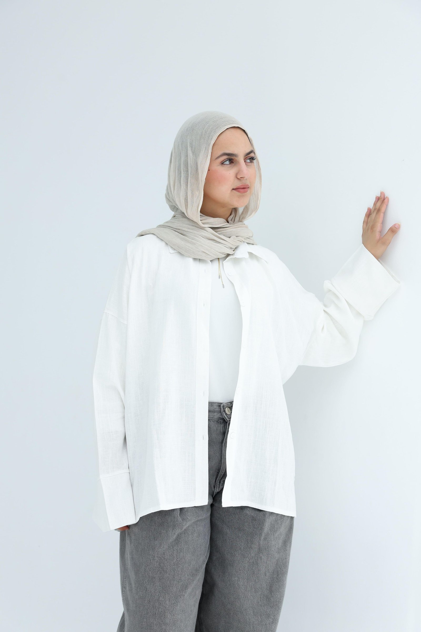 White Linen Shirt