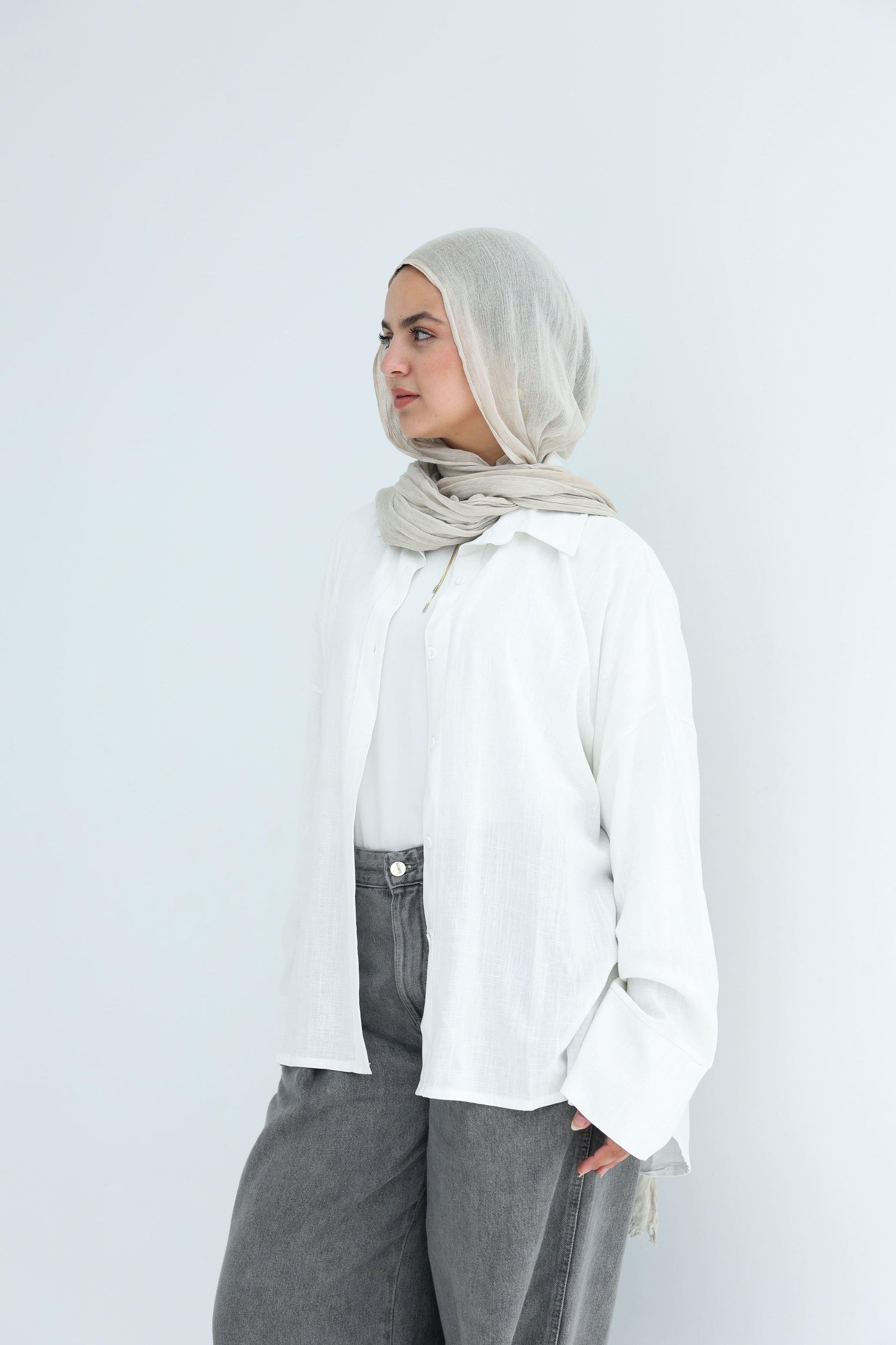 White Linen Shirt
