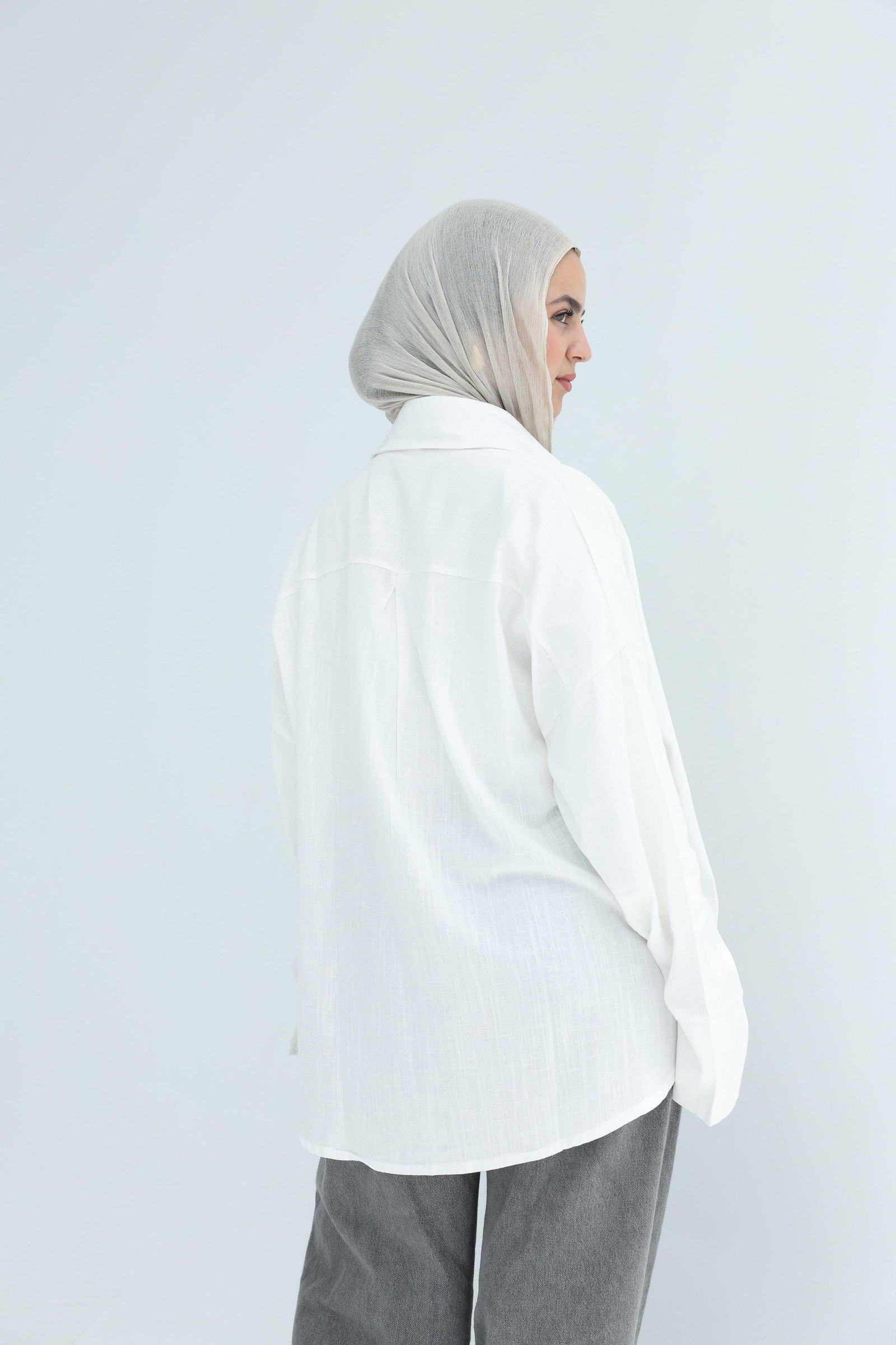 White Linen Shirt