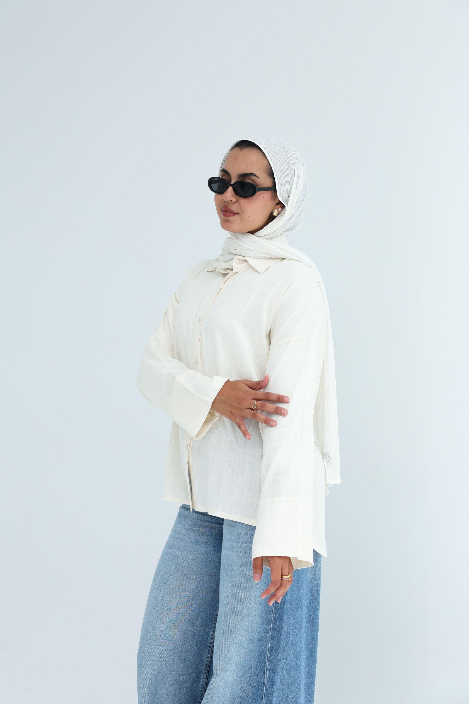Beige Linen Shirt