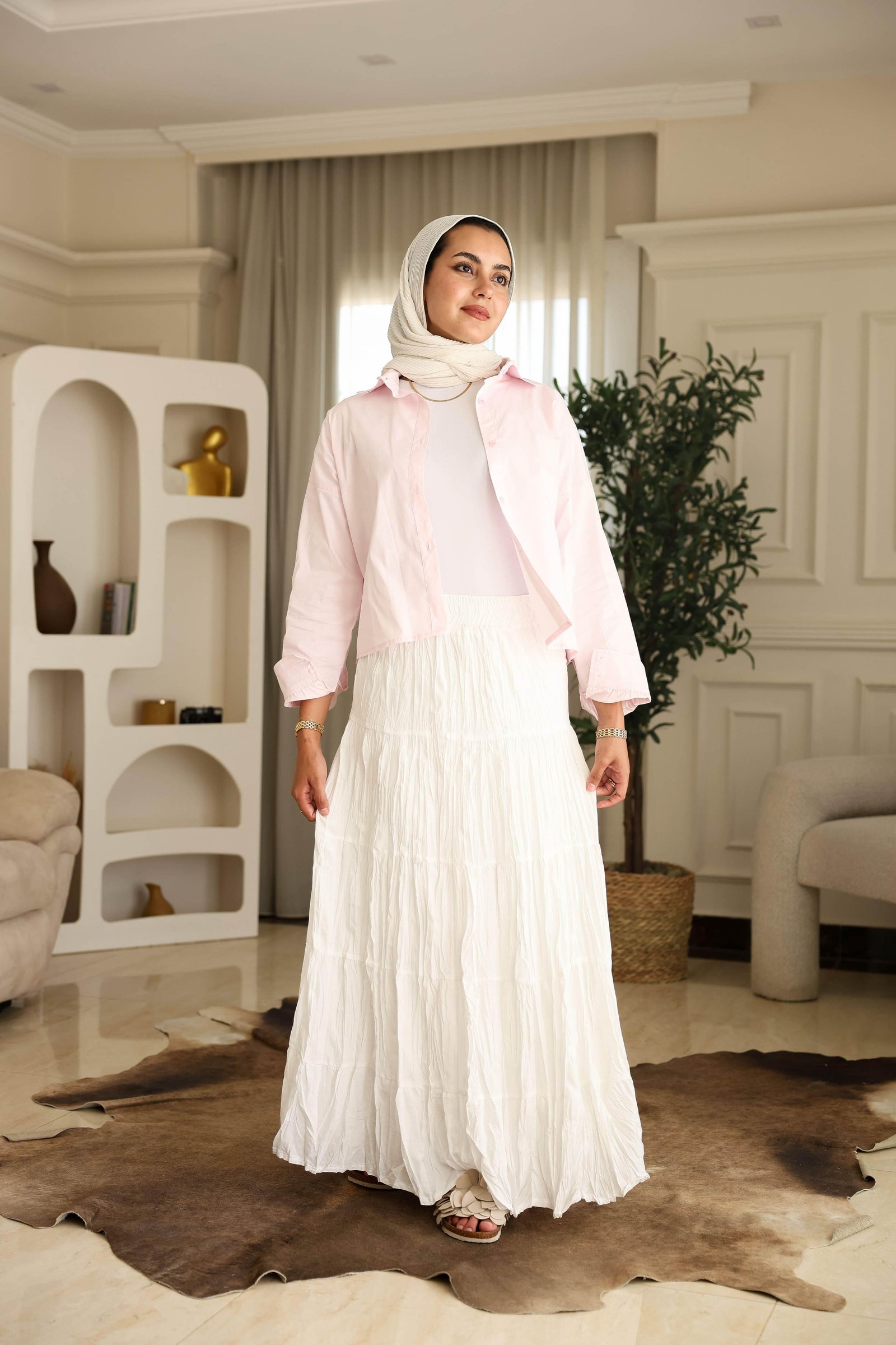 White luna skirt