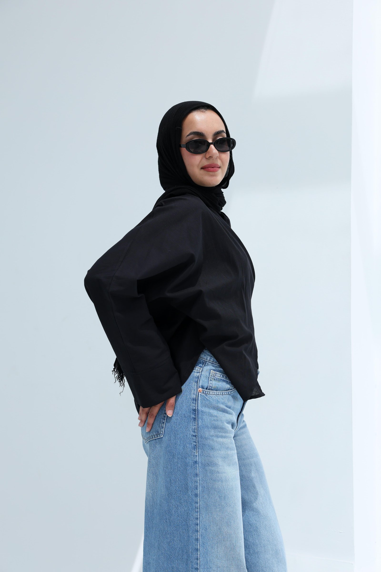 Black Mila blouse
