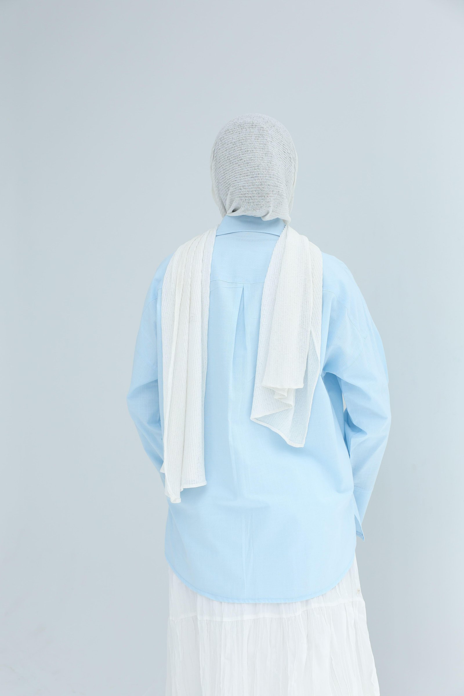 Baby Blue Linen Shirt